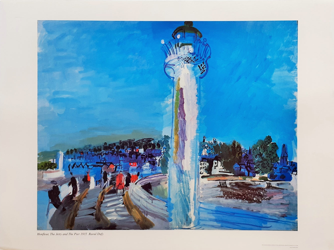 Raoul Dufy Honfleur The Jetty And The Pier 1935 60x80cm Art Print