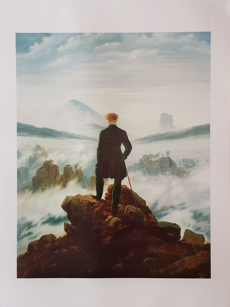 Caspar David Friedrich Wanderer Above The Sea Of Fog 1818 60x80cm Art Print