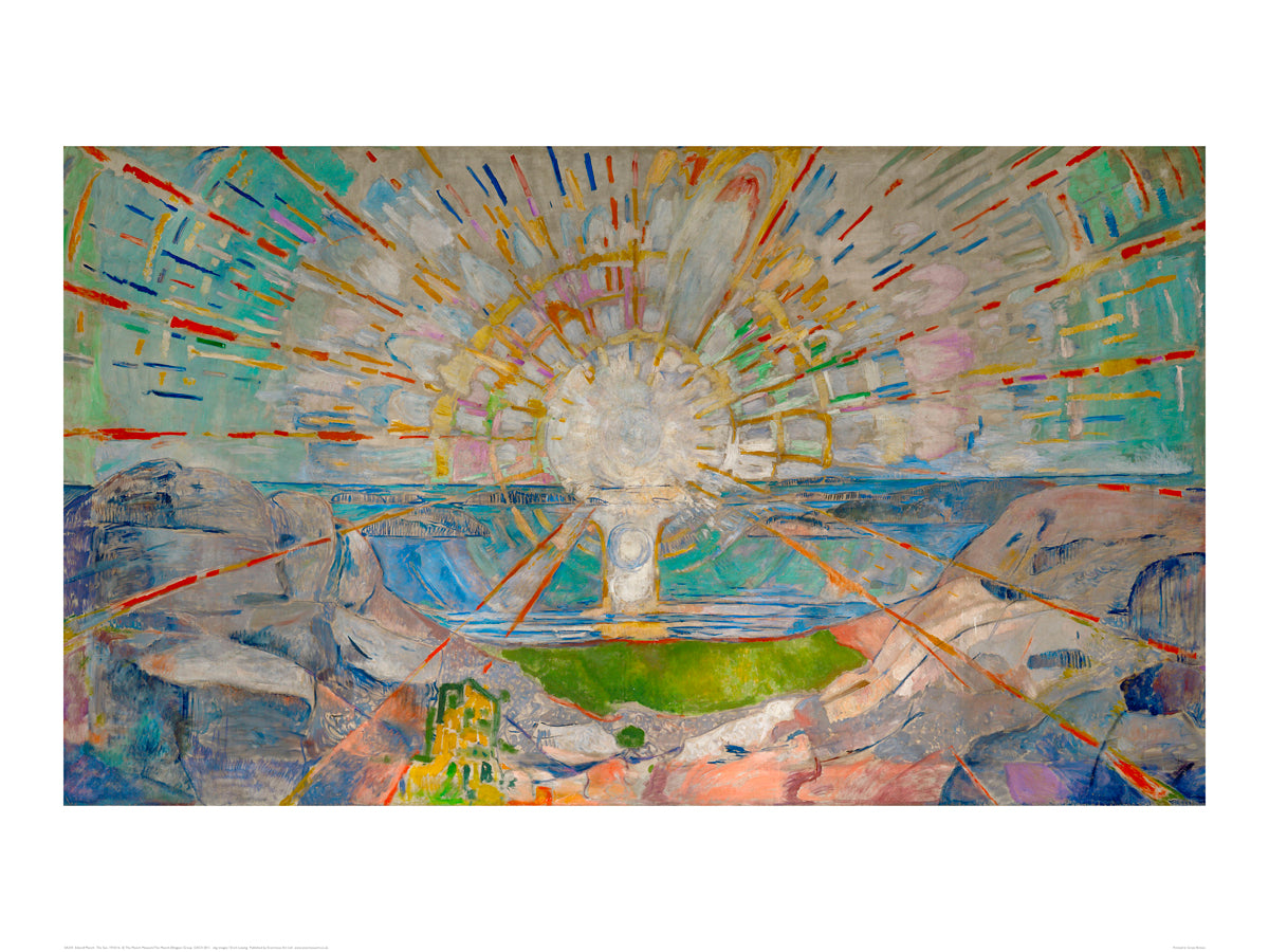 Edvard Munch The Sun 1909 60x80cm Art Print
