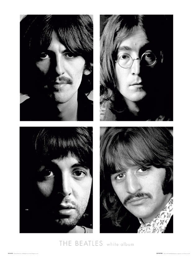 The Beatles White Album Photos 60x80cm Art Print