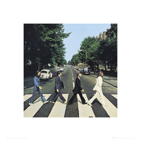 The Beatles Abbey Road 40x40cm Art Print