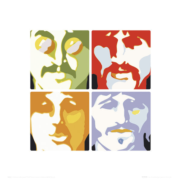 The Beatles Sea Of Science 40x40cm Art Print