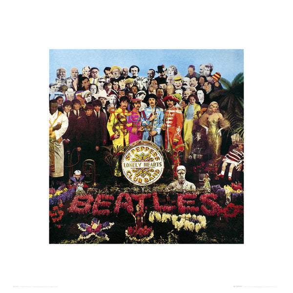 The Beatles Sergeant Pepper 40x40cm Art Print