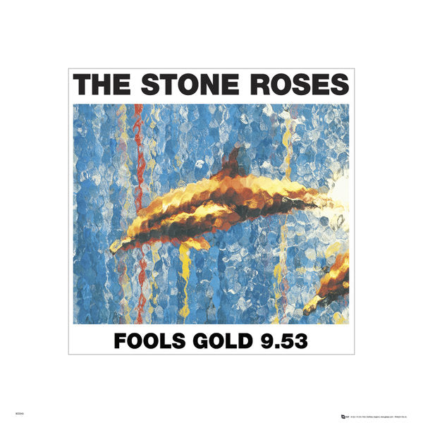 The Stone Roses Fools Gold 40x40cm Art Print
