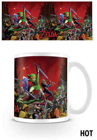 The Legend Of Zelda Battle Official Heat Changing Mug