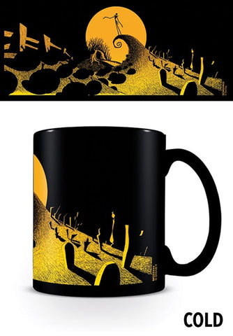 Nightmare Before Christmas Graveyard Scene Official Heat Changing Mug