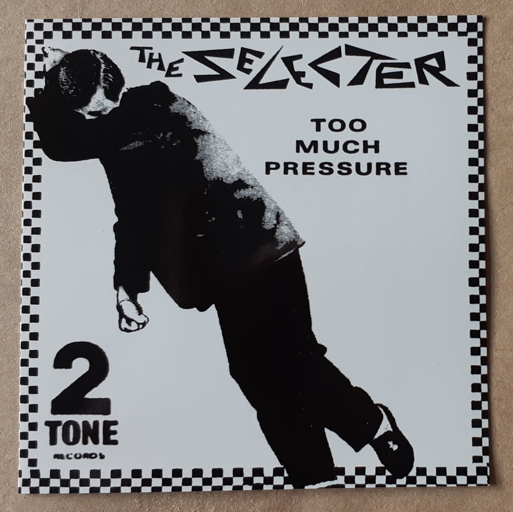 The Selecter Too Much Pressure 10cm Square Vinyl Sticker