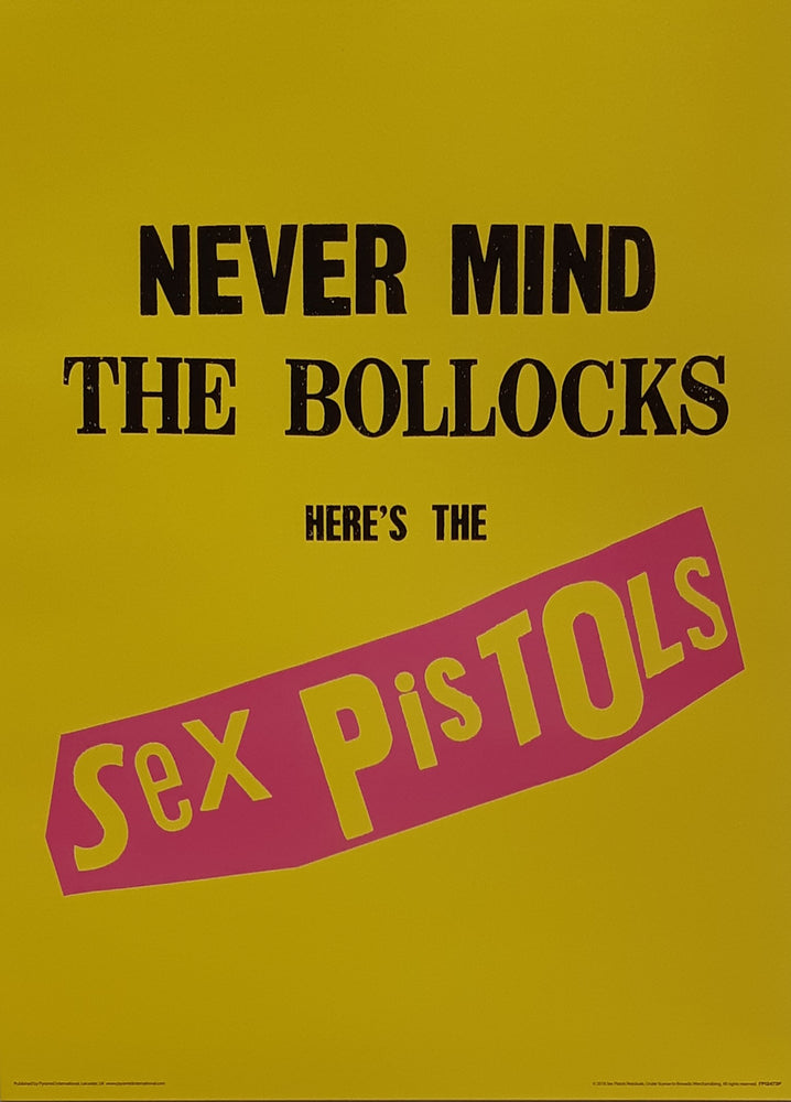 Sex Pistols Never Mind The Bollocks 30x40cm Music Print