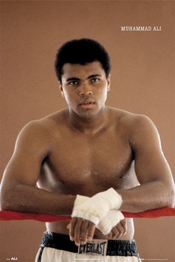 Muhammad Ali Ropes Colour Portrait Maxi Poster