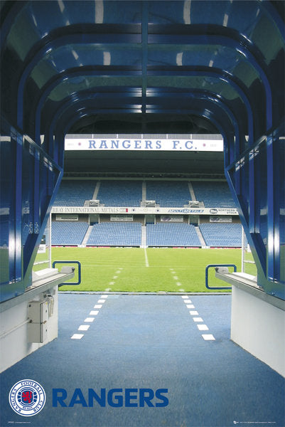 Rangers FC Ibrox Stadium Tunnel Maxi Poster