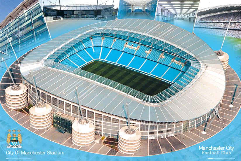 Manchester City FC COMS Eastlands Stadium Maxi Poster