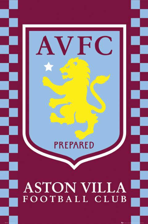 Aston Villa FC Crest Maxi Poster