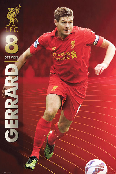 Liverpool FC Steven Gerrard 12/13 Maxi Poster