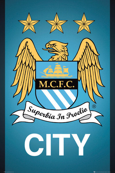 Manchester City FC Crest Maxi Poster