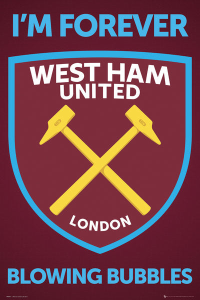 West Ham United FC Crest Maxi Poster