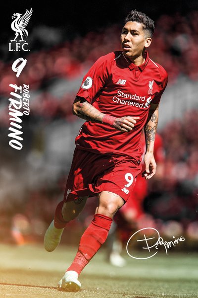Liverpool FC Roberto Firmino 18/19 Maxi Poster