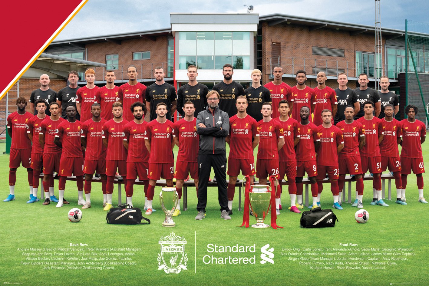 Liverpool FC Team Photo 19/20 Maxi Poster