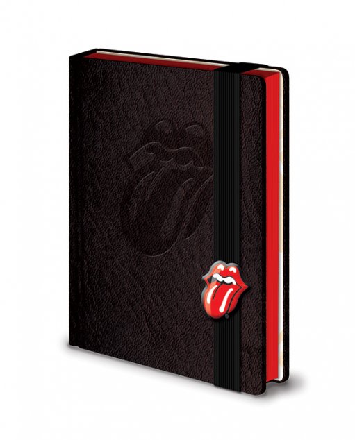 The Rolling Stones Logo Elasticated A5 Premium Notebook