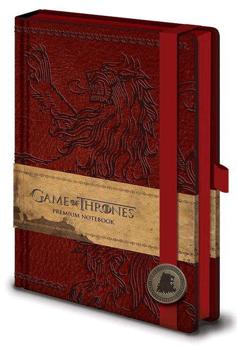 Game Of Thrones Lannister Elasticated A5 Premium Notebook