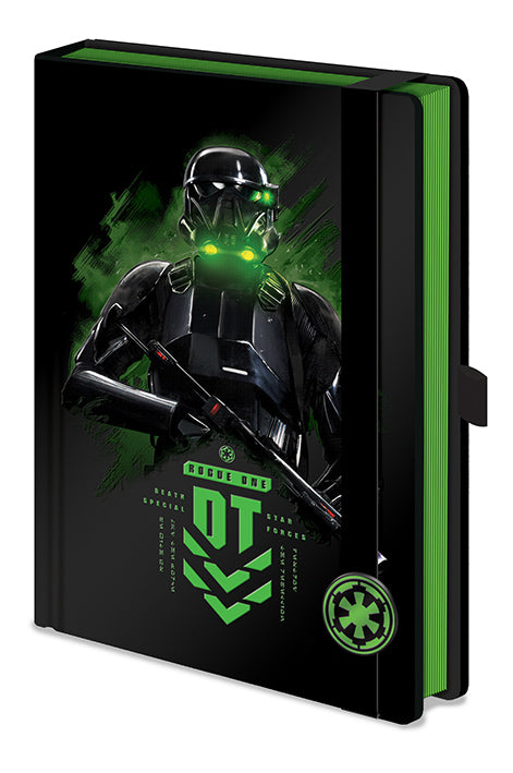 Star Wars Rogue One Death Trooper Elasticated A5 Premium Notebook