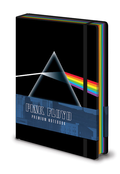Pink Floyd Dark Side Of The Moon Elasticated A5 Premium Notebook