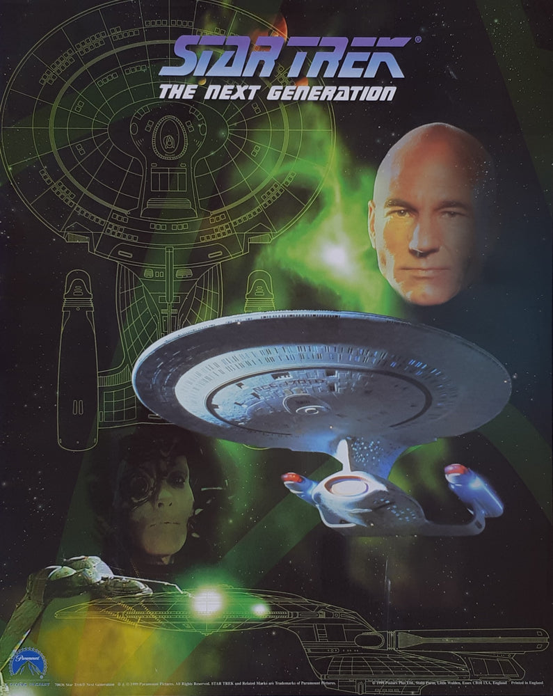Star Trek The Next Generation Collage Mini Poster Blockmount