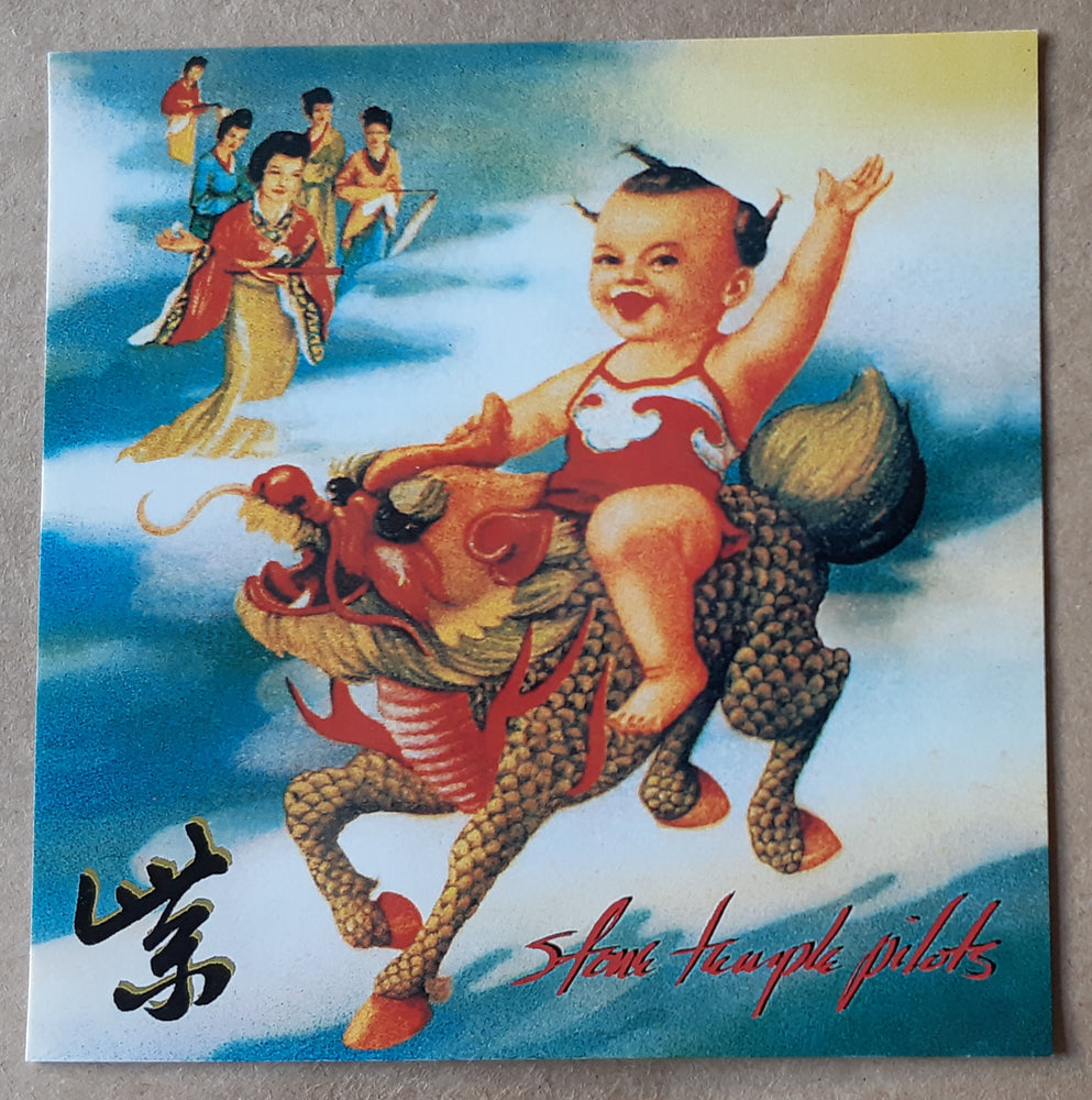 Stone Temple Pilots Purple 10cm Square Vinyl Sticker