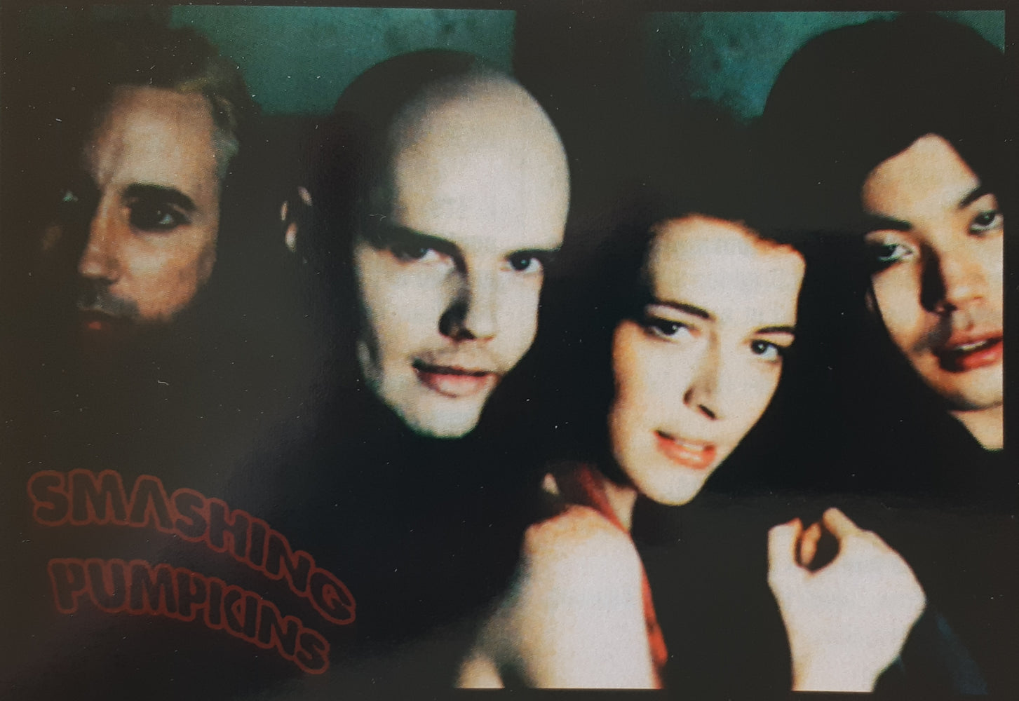 Smashing Pumpkins Group Postcard