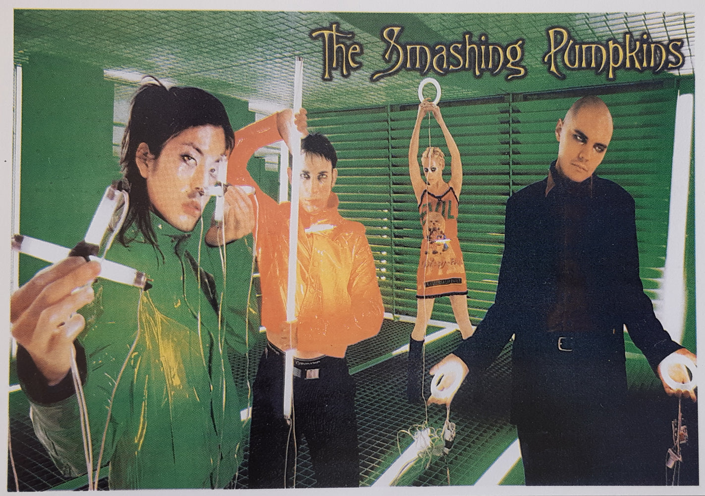Smashing Pumpkins Is Evil Really Evil Postcard
