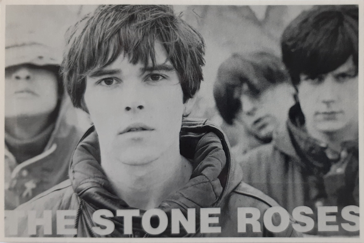 The Stone Roses Manchester B&W Postcard