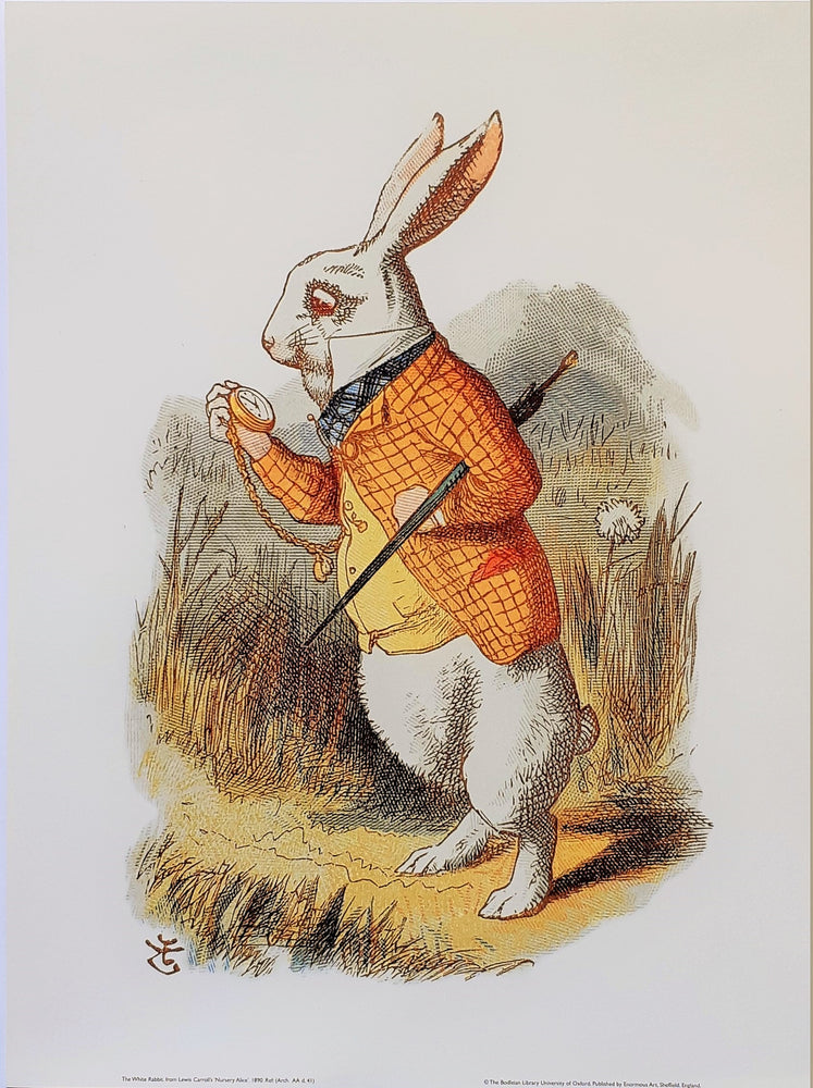 Sir John Tenniel The White Rabbit 30x40cm Art Print