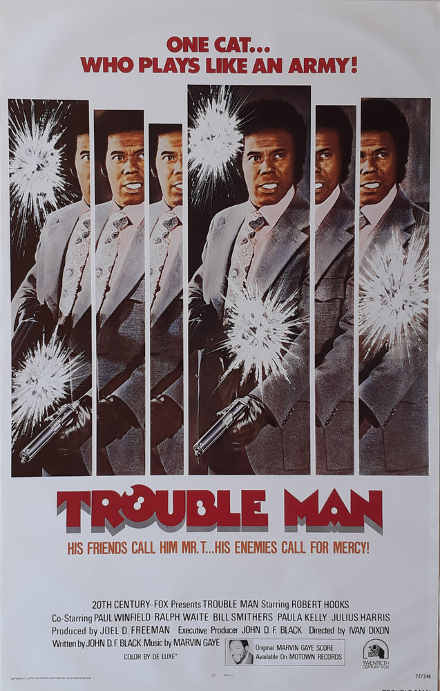 Trouble Man 1972 Blaxploitation Film Score Maxi Poster