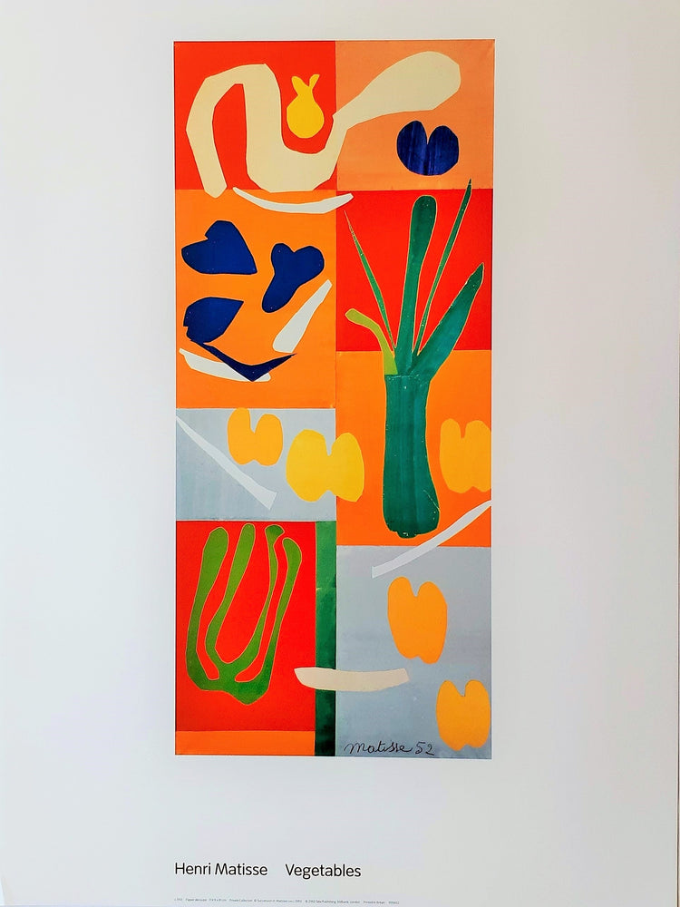 Henri Matisse Vegetables 1951 60x80cm Art Print