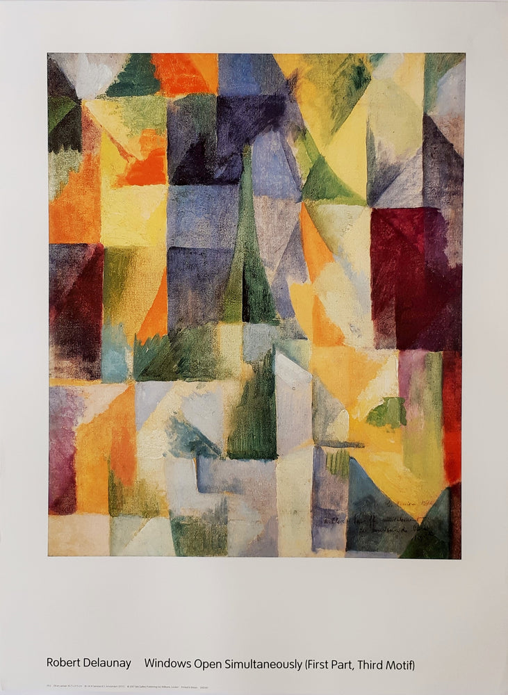 Robert Delaunay Windows Open Simultaneously (First Part) 1912 60x80cm Art Print