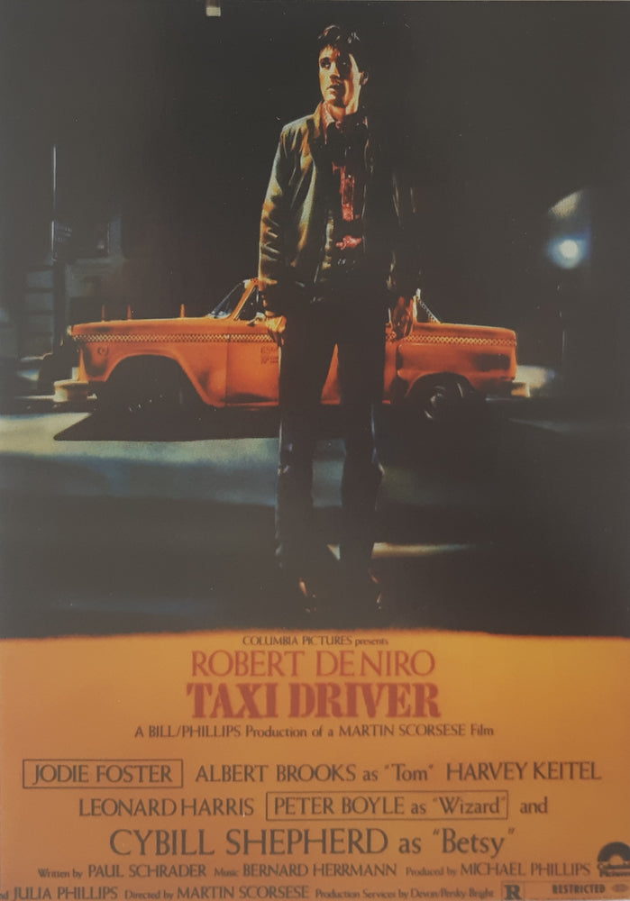 Taxi Driver Film Score Postcard