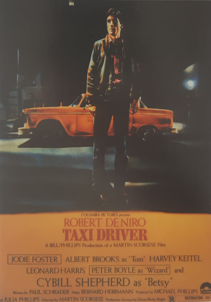 Taxi Driver Film Score Postcard