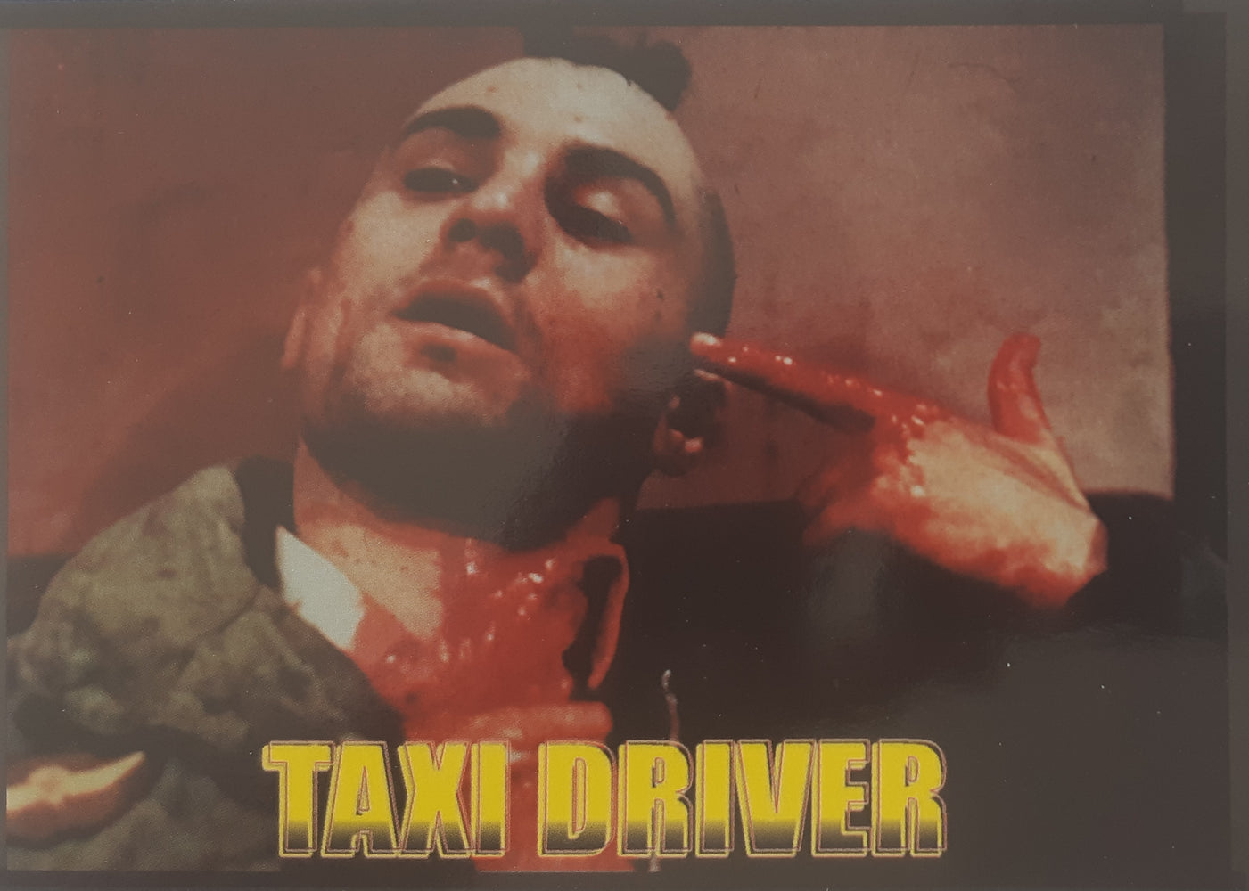 Taxi Driver Finger Postcard