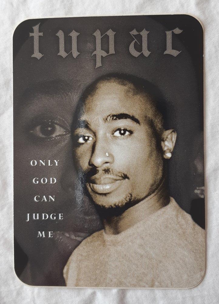 Tupac Only God Can Judge Me Large Vinyl Sticker