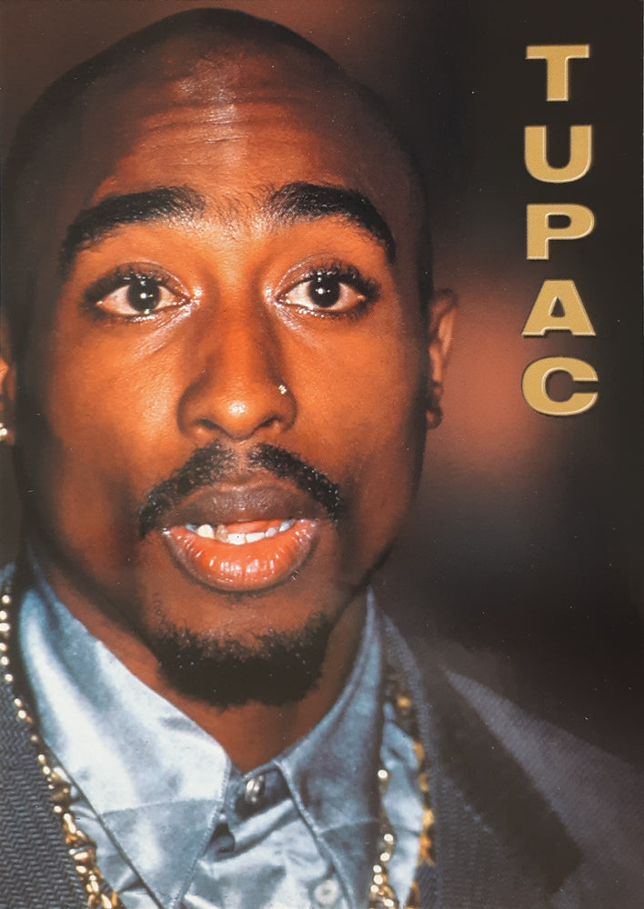 Tupac Goatee Postcard