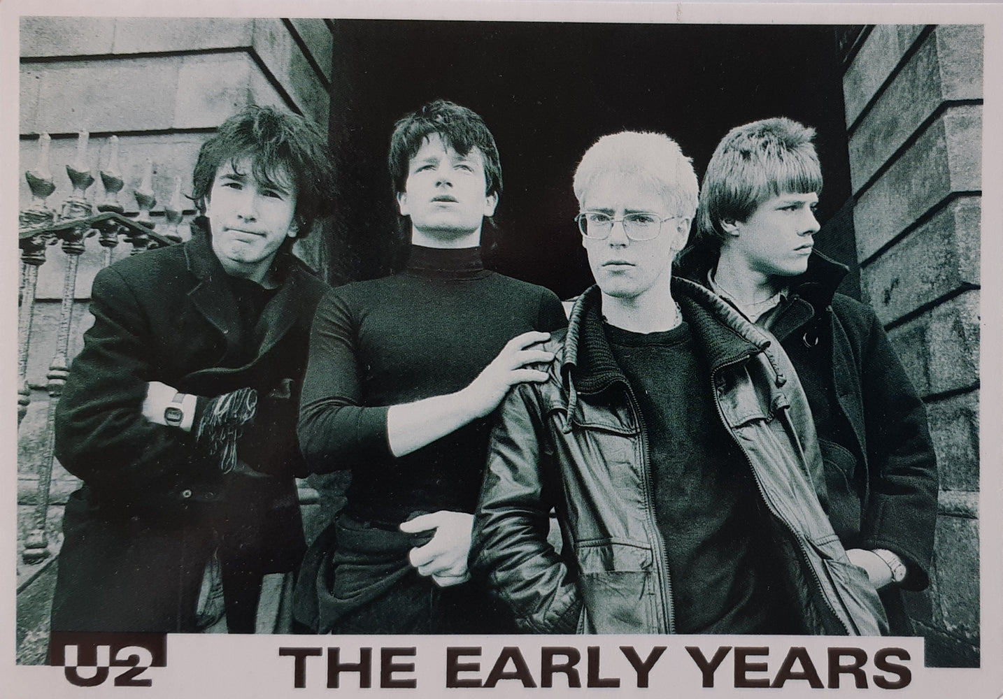 U2 The Early Years Group Postcard