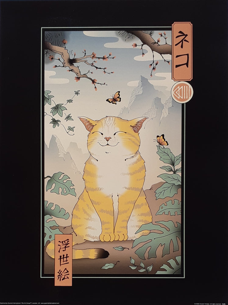 Vincent Trinidad Edo Cat 30x40cm Art Print