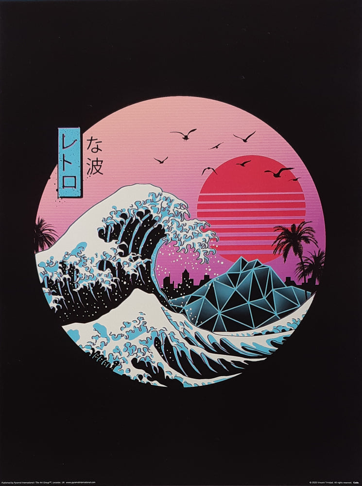 Vincent Trinidad Great Retro Wave 30x40cm Art Print