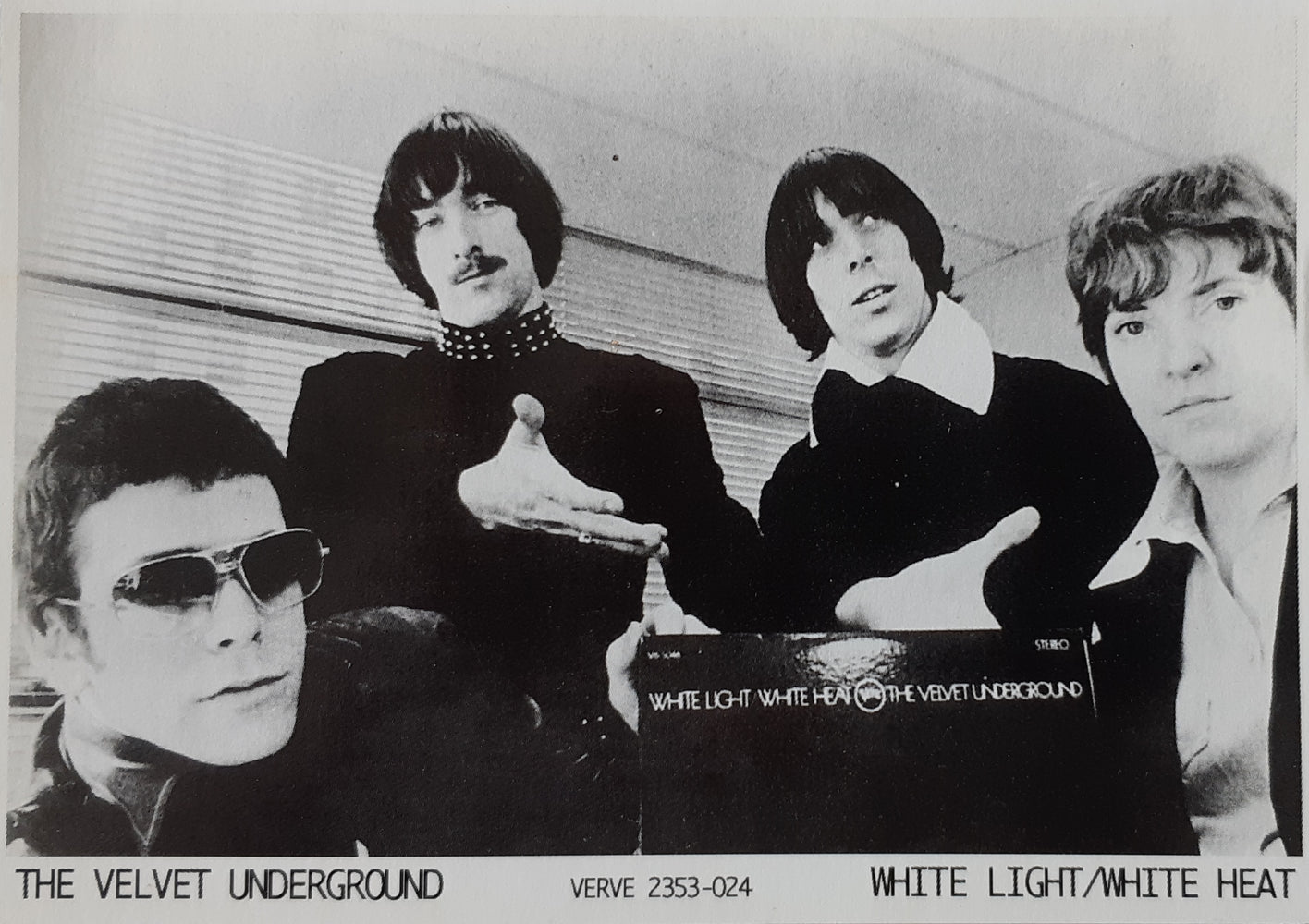 The Velvet Underground On Verve Postcard