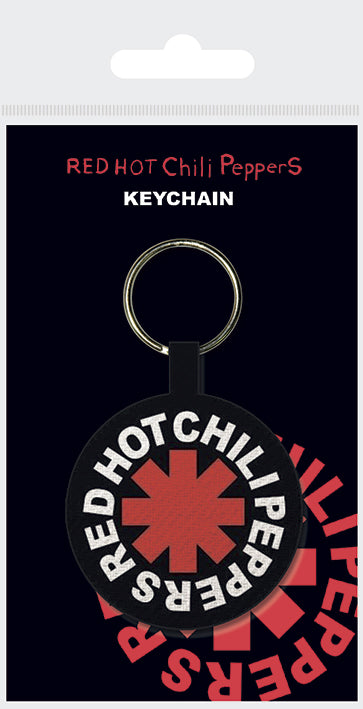 Red Hot Chili Peppers Logo Woven Keychain