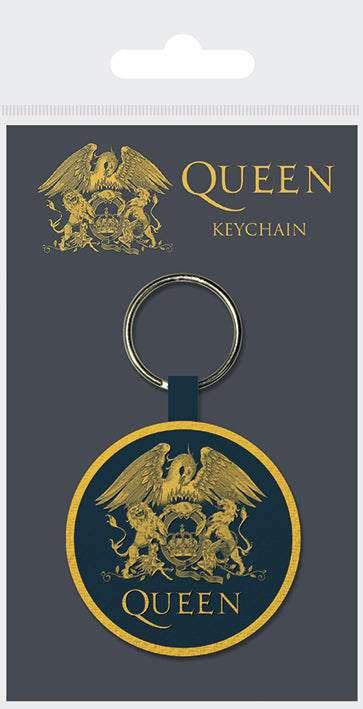 Queen Band Crest Woven Keychain