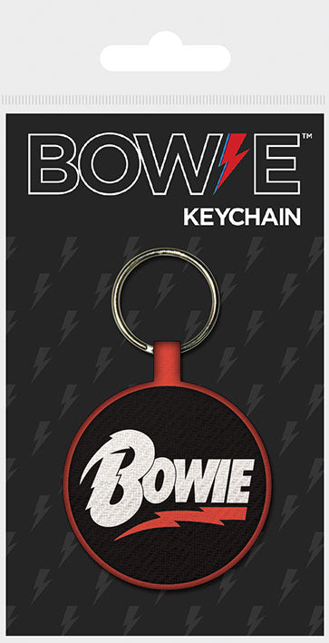David Bowie Logo Woven Keychain