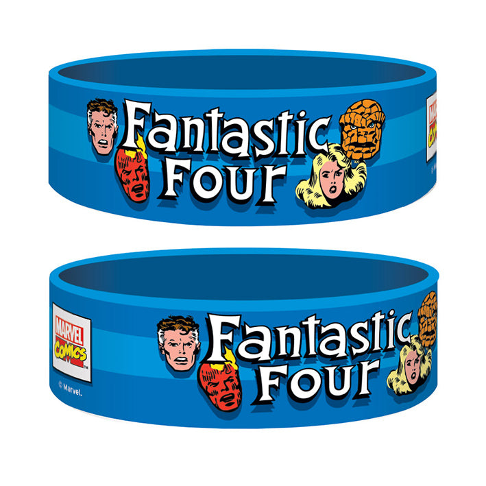 Fantastic Four Blue Rubber Wristband