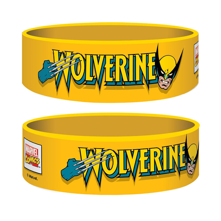 Wolverine Yellow Rubber Wristband