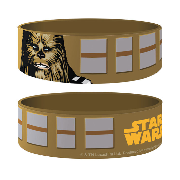 Star Wars Chewbacca Brown Rubber Wristband