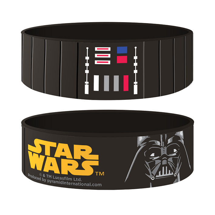Star Wars Darth Vader Black Rubber Wristband
